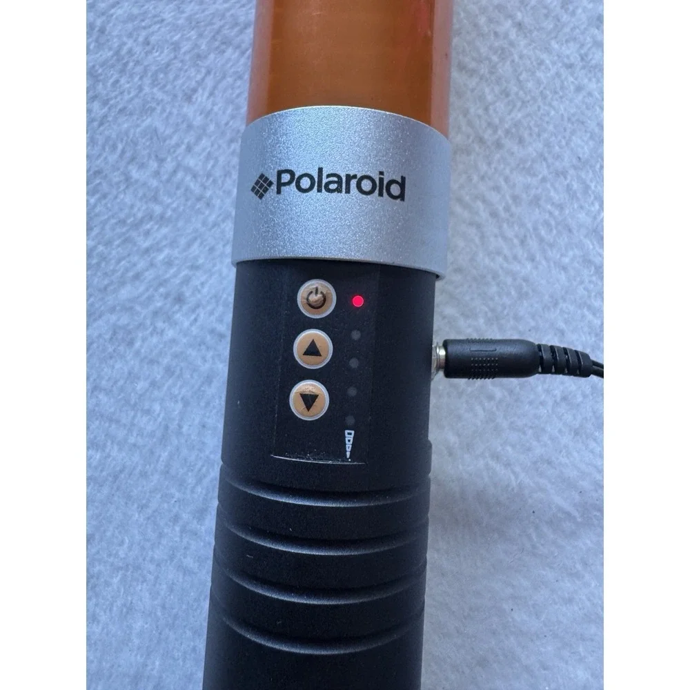 Polaroid LED Light Wand Photography Video Light Adjustable Orange W Case & Cord
